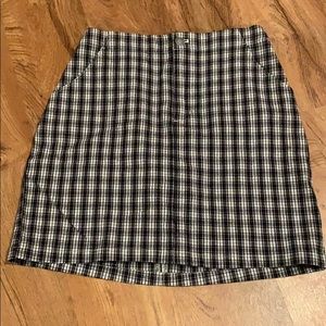 Plaid Hollister skirt